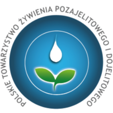 Logo Polskiego Towarzystwa Żywienia Pozajelitowego i Dojelitowego